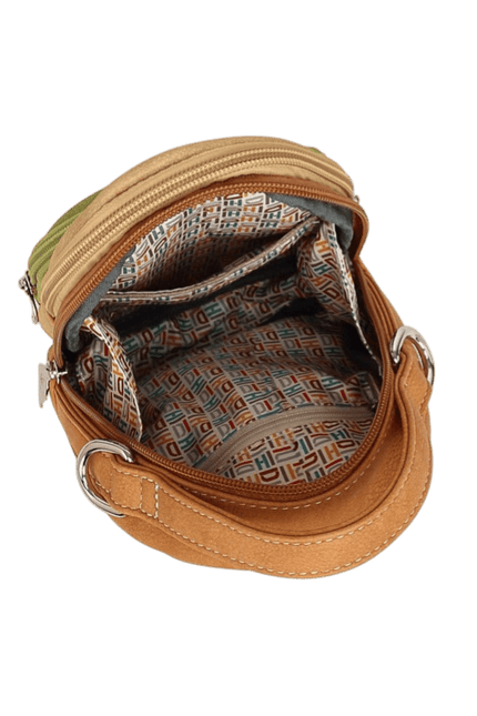 Hi-DI-HI Ditty Hand-/shoulder bag/crossbody L. green/Peach/Orange - Robin