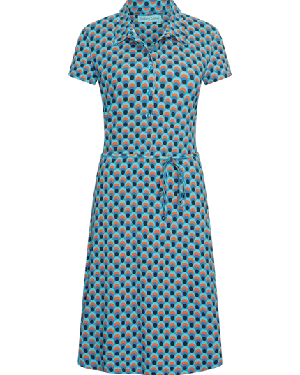 Vestido polo Tilly Blue Curacao