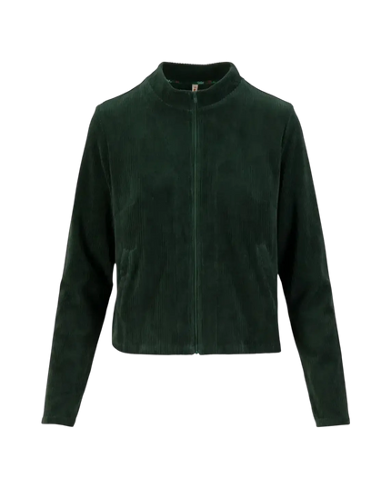 Jolly Zip Up fin nål grøn
