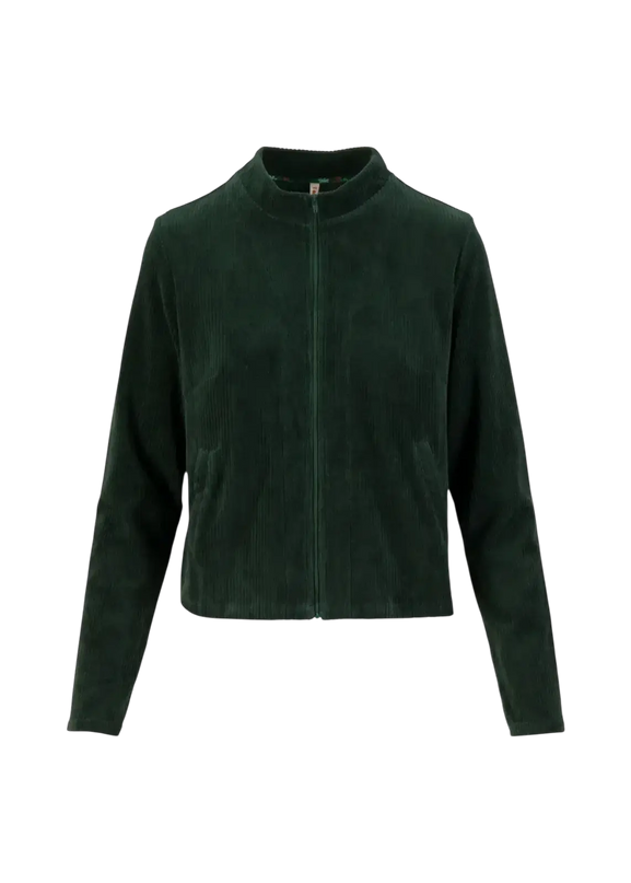 Jolly Zip Up fin nål grøn