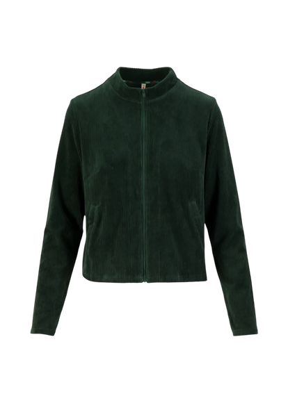 Jolly Zip Up fine needle green