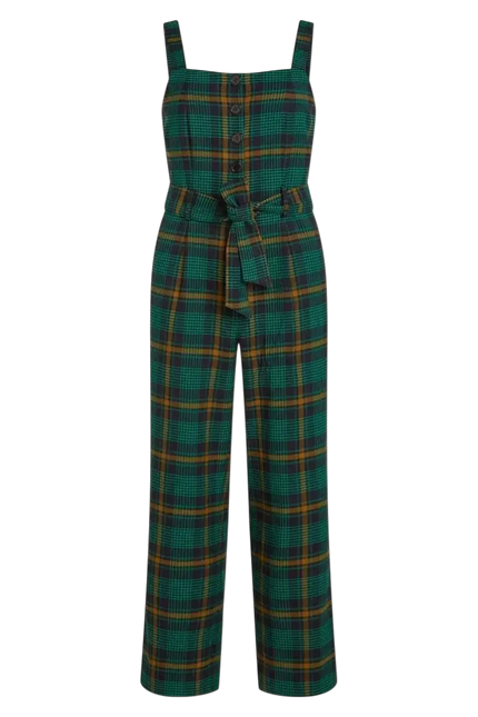 Ines Jumpsuit Leeds Check, evening blue