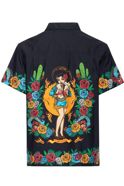 Hawaii Shirt Acapulco Gold Black