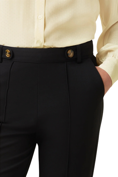 GARBO PINTUCK PANTS UNI RODEO BLACK