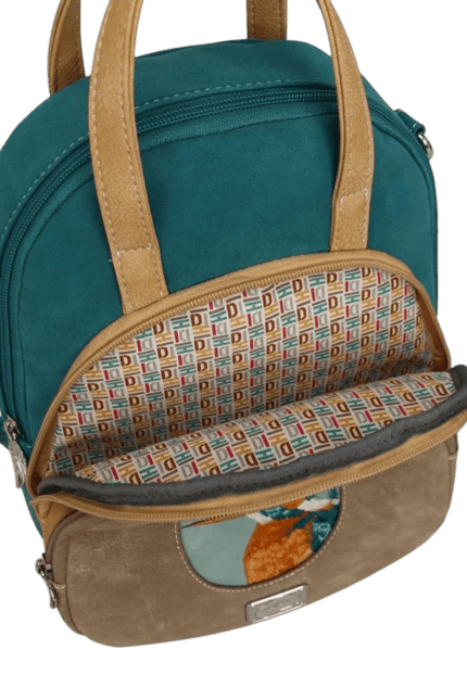 Hi-DI-HI Eggy – Beige/Peach/Petrol Kingfisher