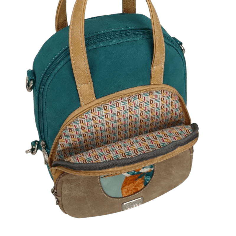 Hi-DI-HI Eggy – Beige/Peach/Petrol Kingfisher