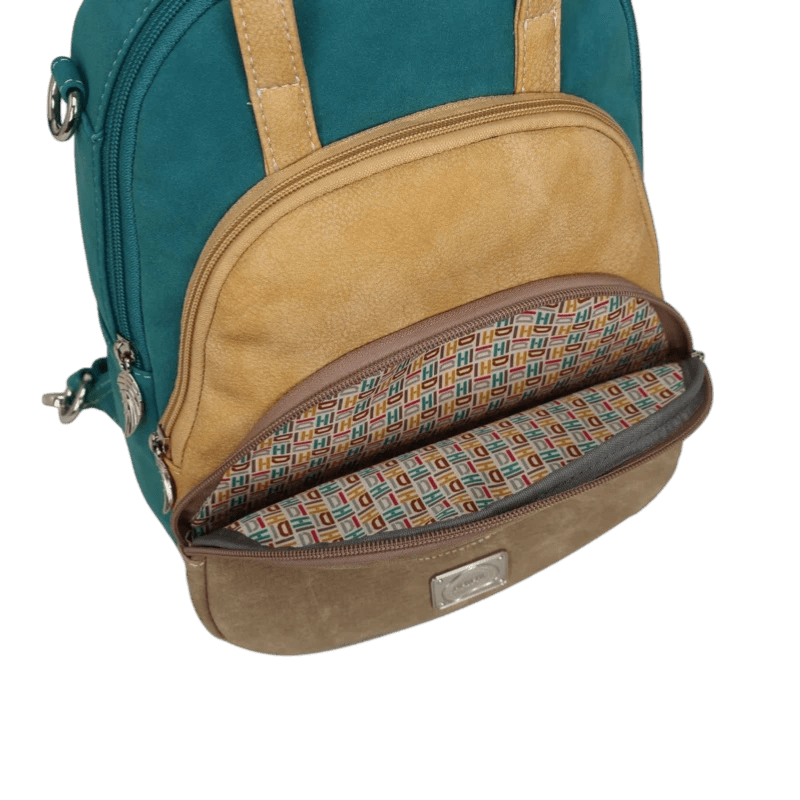 Hi-DI-HI Eggy – Beige/Peach/Petrol Kingfisher