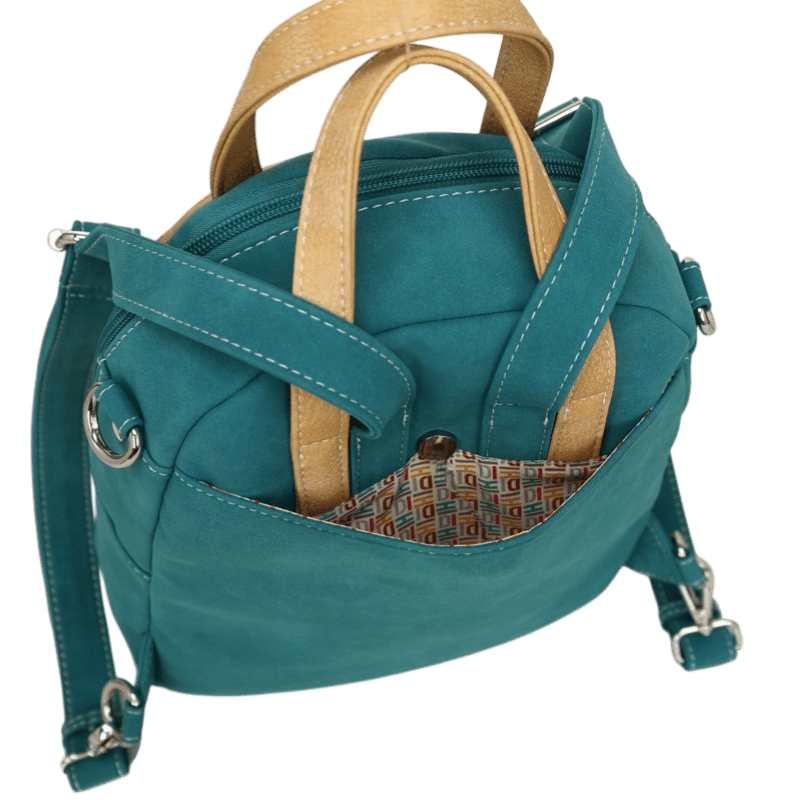 Hi-DI-HI Eggy – Beige/Peach/Petrol Kingfisher