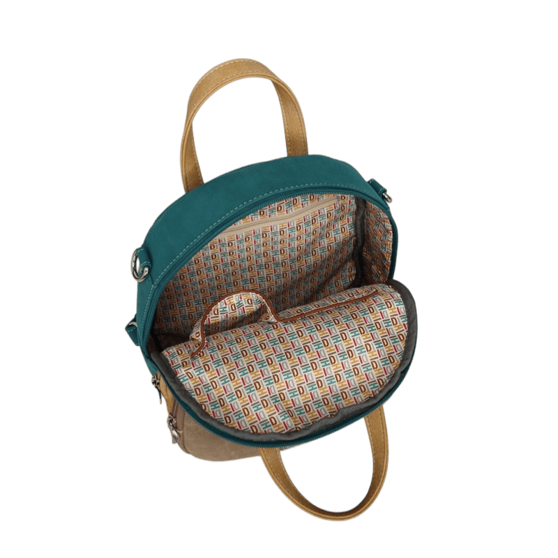 Hi-DI-HI Eggy – Beige/Peach/Petrol Kingfisher