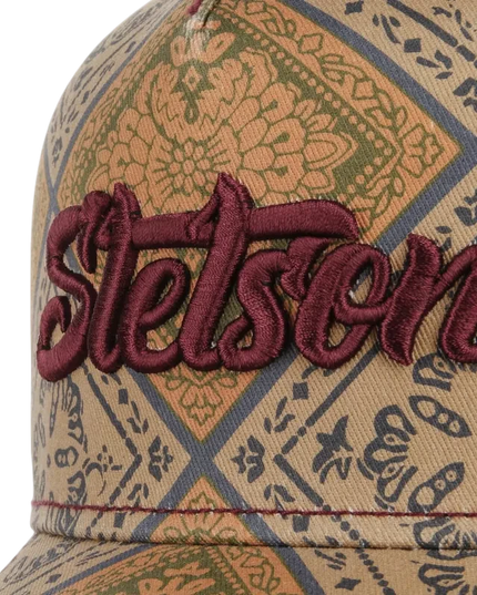STETSON truckercap vintage print