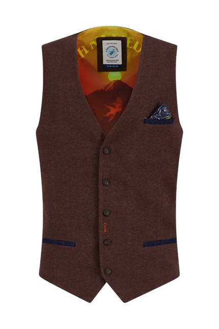 Waistcoat Piqué Navy