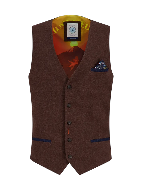 Waistcoat Piqué Navy