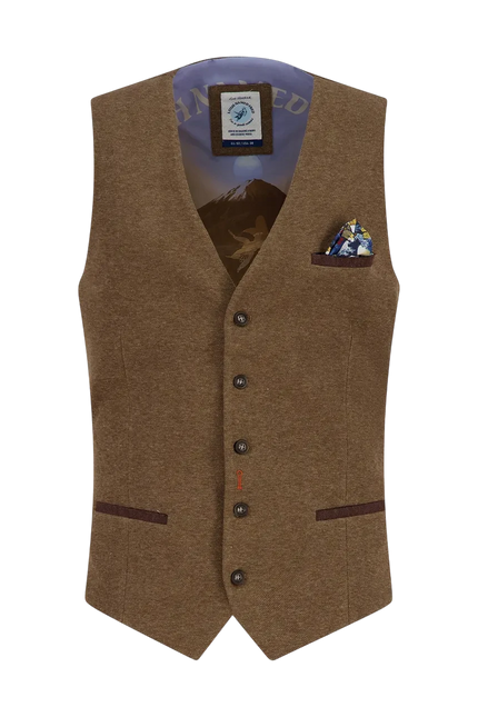 Waistcoat Piqué Navy