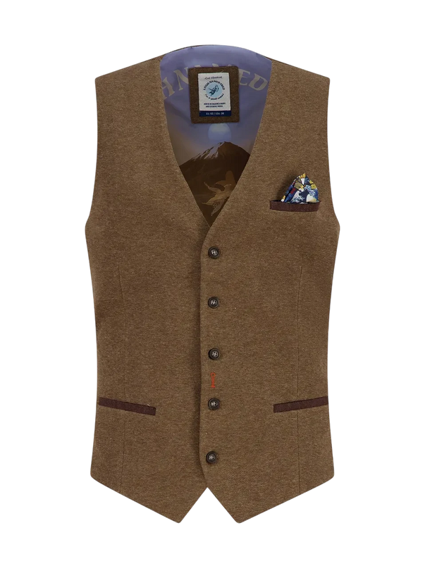 Waistcoat Piqué Navy
