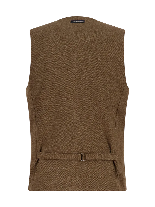 Waistcoat Piqué Navy