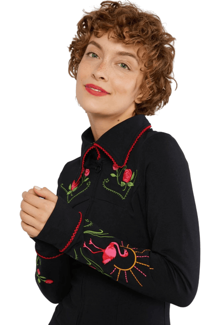 BLUTSGESCHWISTER Flamingo King, legendary rockabilly black