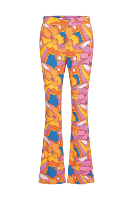 Bakery Ladies Flared Pants", Sweet Magnolia Royal Blue