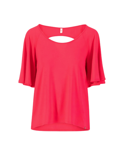 BLUTSGESCHWISTER Fly Little Bird", bold ruby red