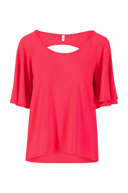 BLUTSGESCHWISTER Fly Little Bird", bold ruby red