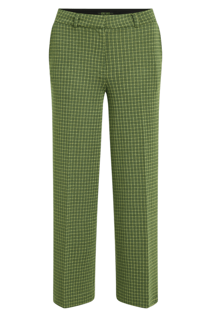 Frederica Pants Ivy Check guacamole