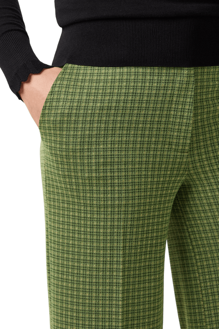 Frederica Pants Ivy Check guacamole