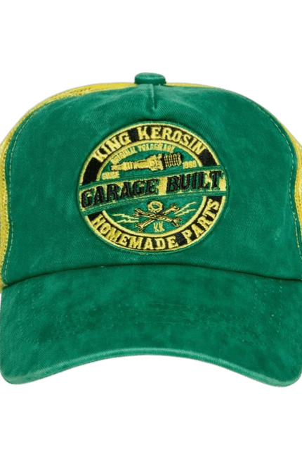 Garage Built green yellow