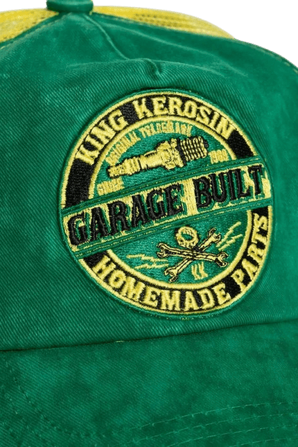 Garage Built green yellow