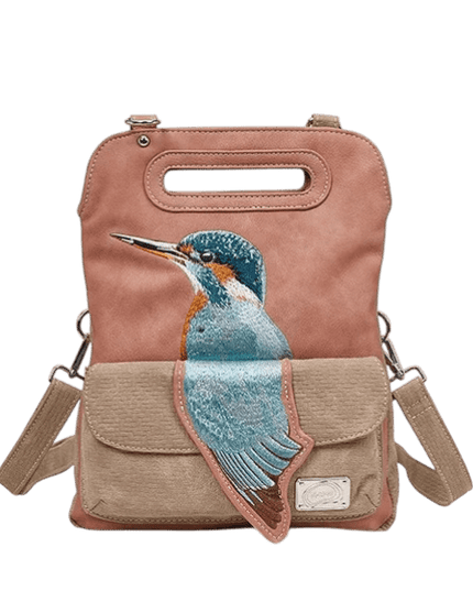 torebka na rękę/ramię/ kopertówka "King Fisher", różowy/beżowy