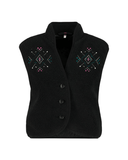 BLUTSGESCHWISTER Heat up Weste, Black Onyx Teddy