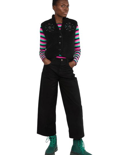 BLUTSGESCHWISTER Heat up Weste, Black Onyx Teddy
