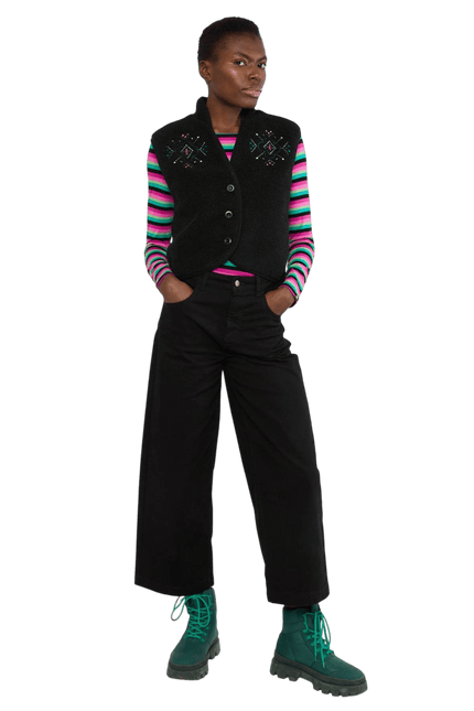 BLUTSGESCHWISTER Heat up Vestover, black onyx teddy