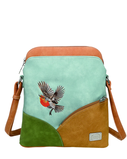 HI-DI-HI TAS "WHISTLE", LICHTBLAUW/ GROEN/ ORANJE/ PASTEL