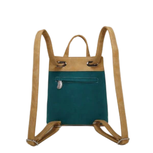 HI-DI-HI TAS "SONG SONG BLUE", PETROL/ PASTEL/ COGNAC
