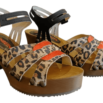groene retro sandaal dames