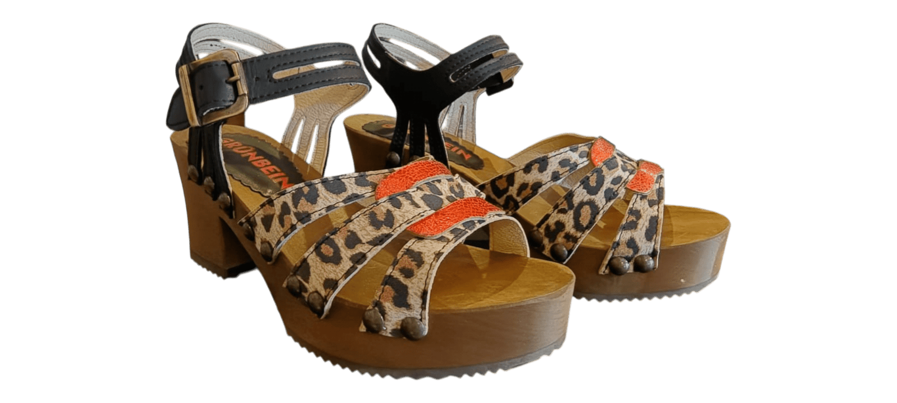 groene retro sandaal dames