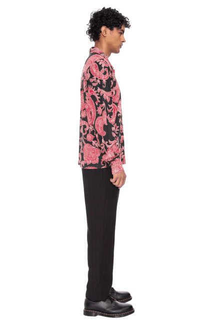 Juan black with floral print