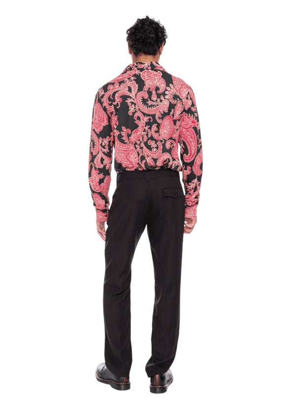 ATO BERLIN Juan zwart met bloemenprint