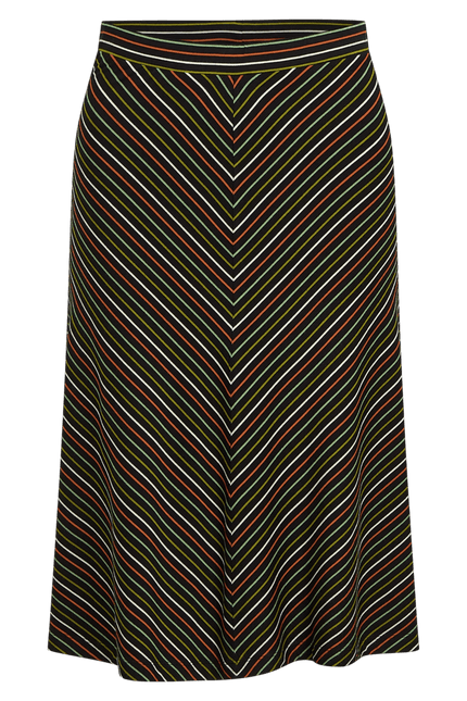 King Louie Juno Panel Skirt Menchine Stripe