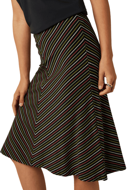 King Louie Juno Panel Skirt Menchine Stripe