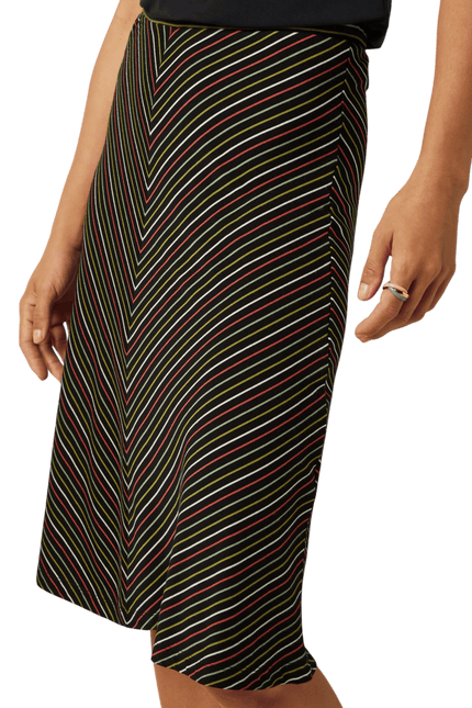 King Louie Juno Panel Skirt Menchine Stripe