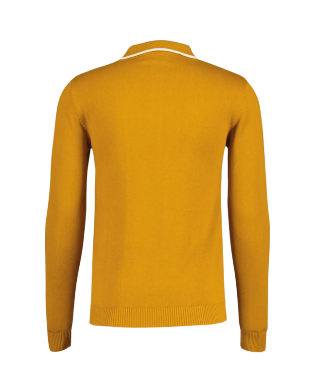 Junot Mod Wafel Paski Panel Polo Buckthorne