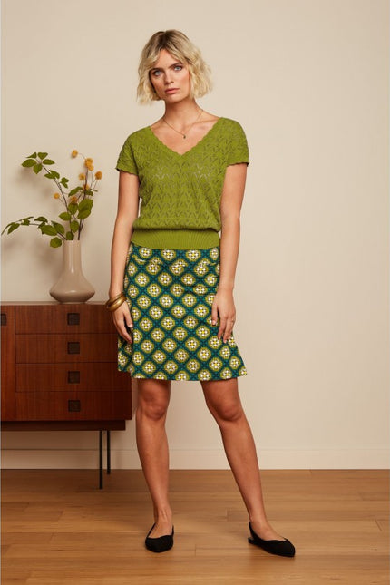 Border Skirt Elise Black