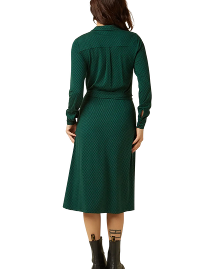 Lola Dress Piper, botanical green