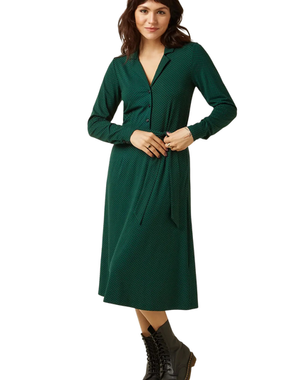 Lola Dress Piper, botanical green