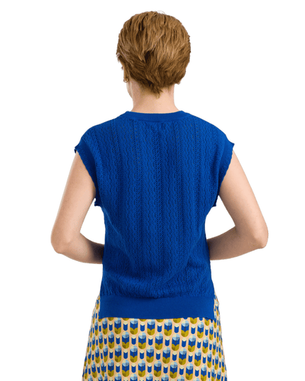Blusa Pippa Tricô - Azul