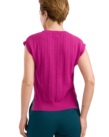 Top Pippa de Punto - Fucsia