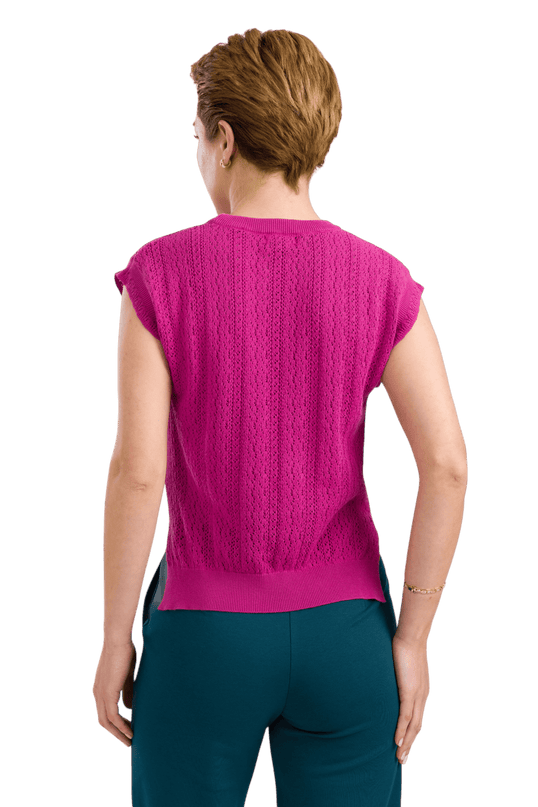 Blusa Pippa Tricô - Fúcsia