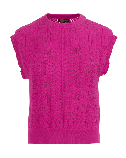 Top Pippa de Punto - Fucsia