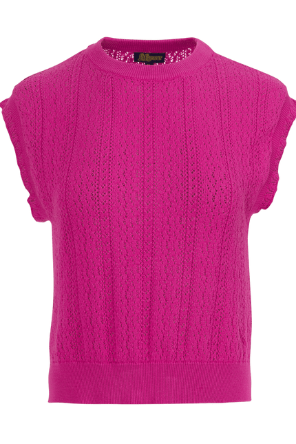 Knitwear Pippa Top - Fuchsia