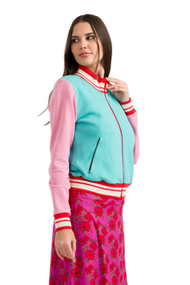 Lana Sweat Jakke Turkis